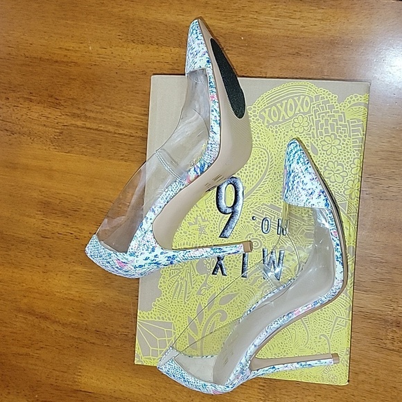 Mix no 6 colorful see through 4 inch heels - Picture 7 of 7